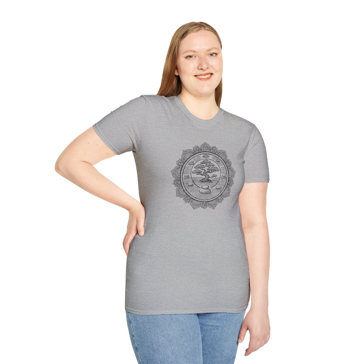 Zen Bonsai Mandala T-Shirt