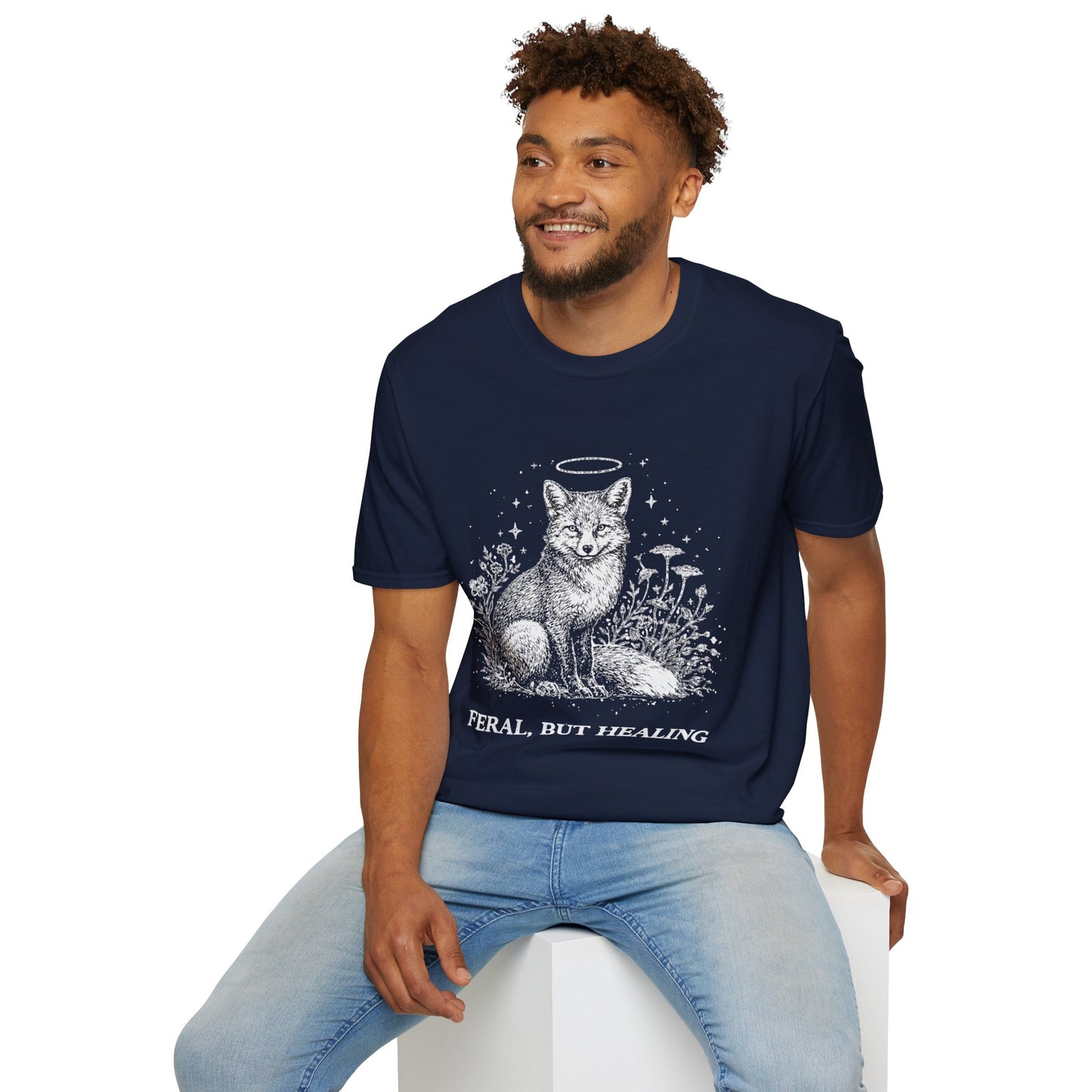 Feral But Healing Fox T-Shirt