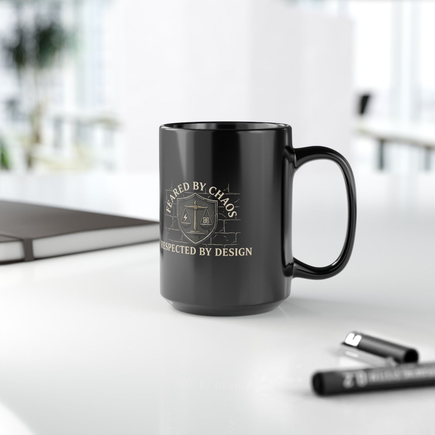Feared by Chaos, Respected by Design Mug