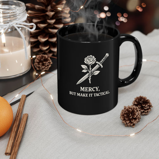 'Mercy, But Make It Tactical' Coffee Cup