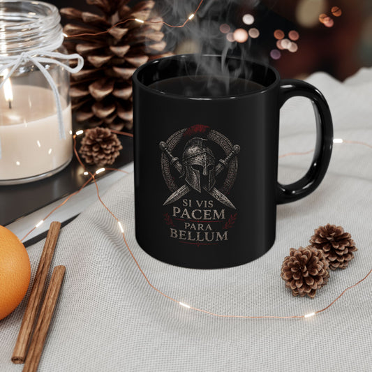 "Si Vis Pacem Para Bellum" Spartan Helmet Mug (11oz)
