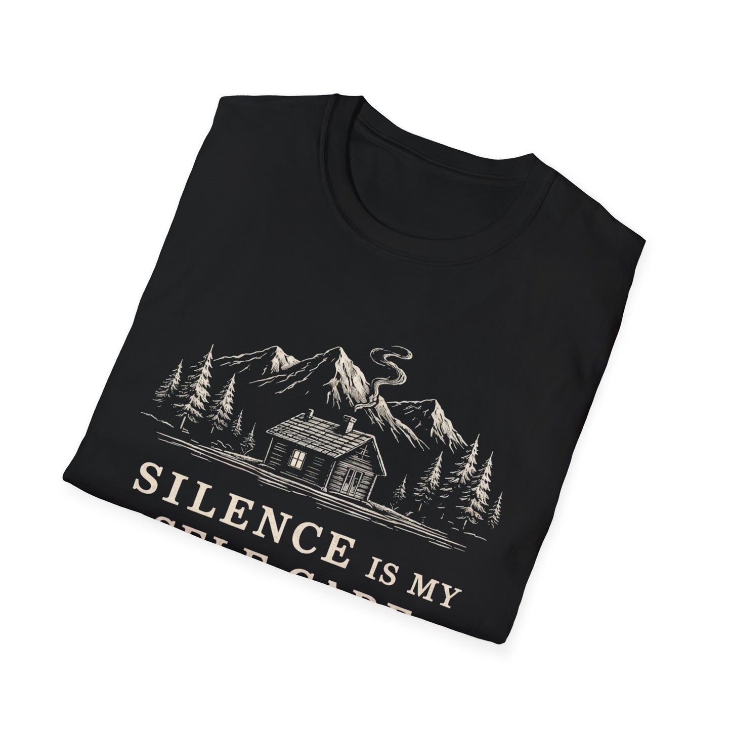 Silence Is My Self Care Mountain T-Shirt
