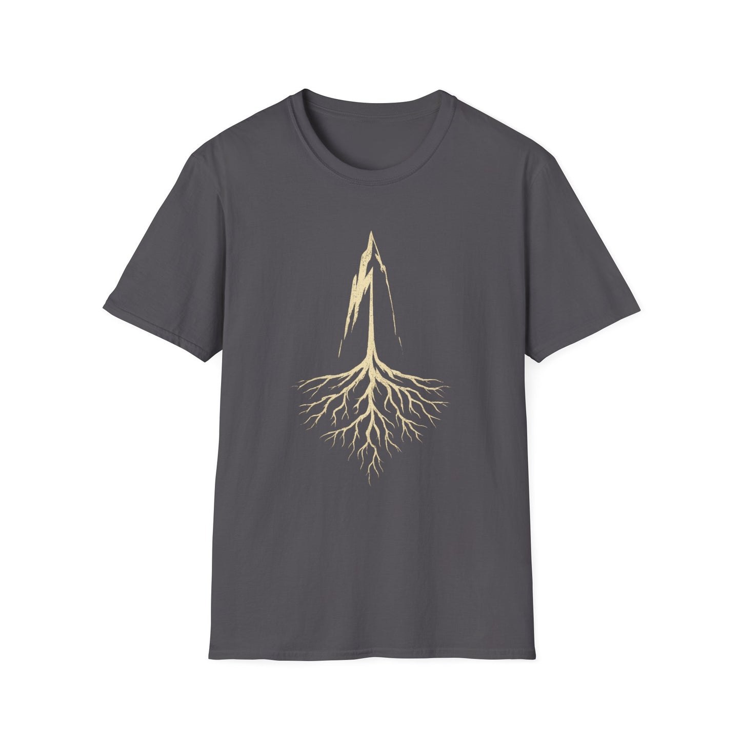 Mountian Peaks and Deep Roots Spiritual Tee
