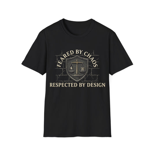 Feared by Chaos Respected by Design T-Shirt