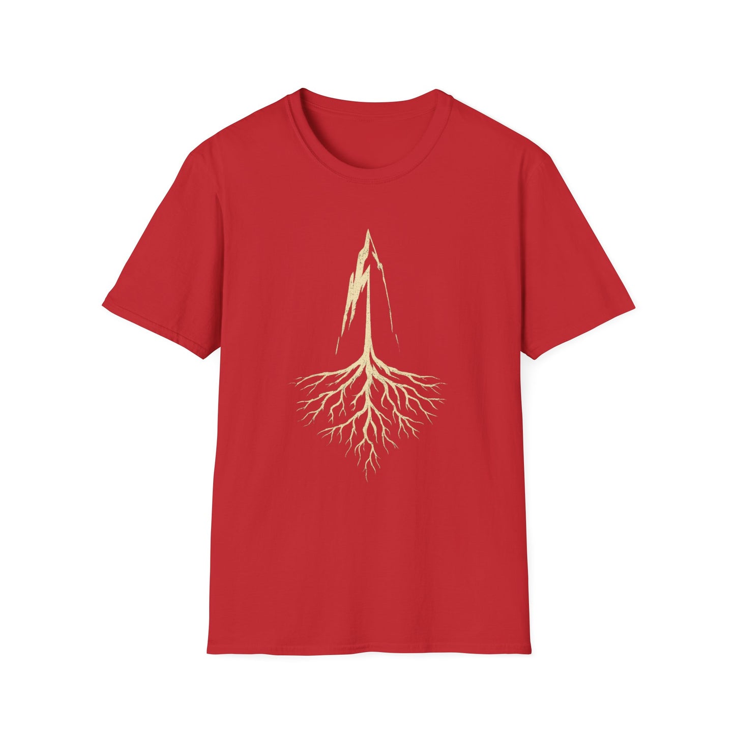 Mountian Peaks and Deep Roots Spiritual Tee