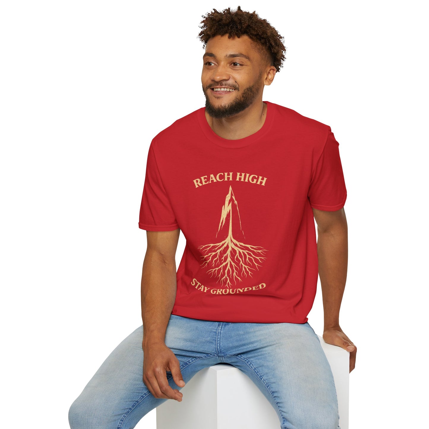 Reach High Stay Grounded T-Shirt — Inspirational Tee