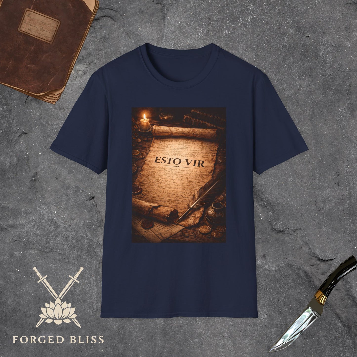 Esto Vir Scroll T-Shirt