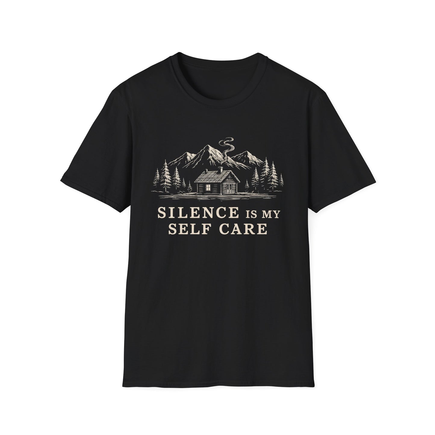 Silence Is My Self Care Mountain T-Shirt