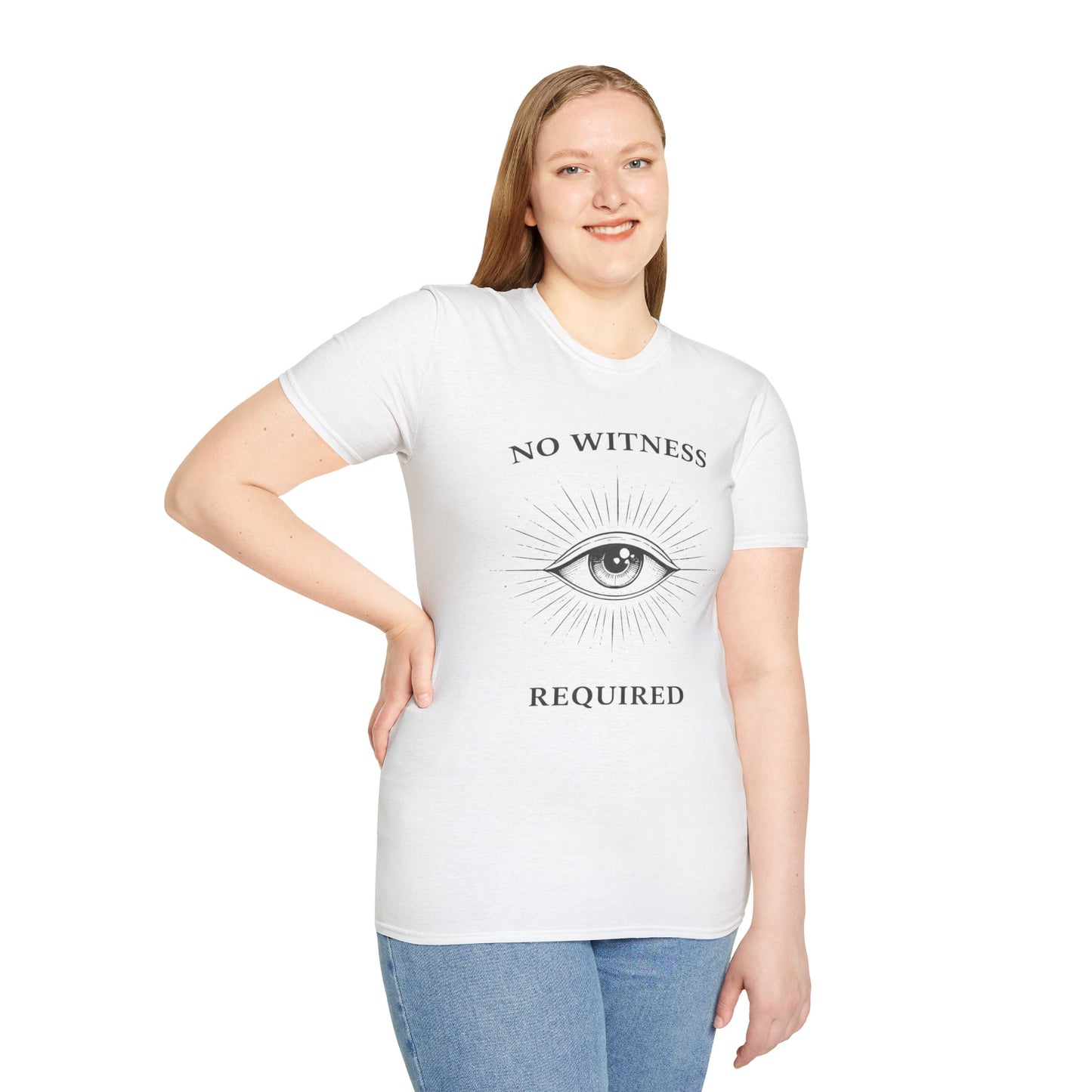 No Witness Required Eye T-Shirt — Mystical Graphic Tee