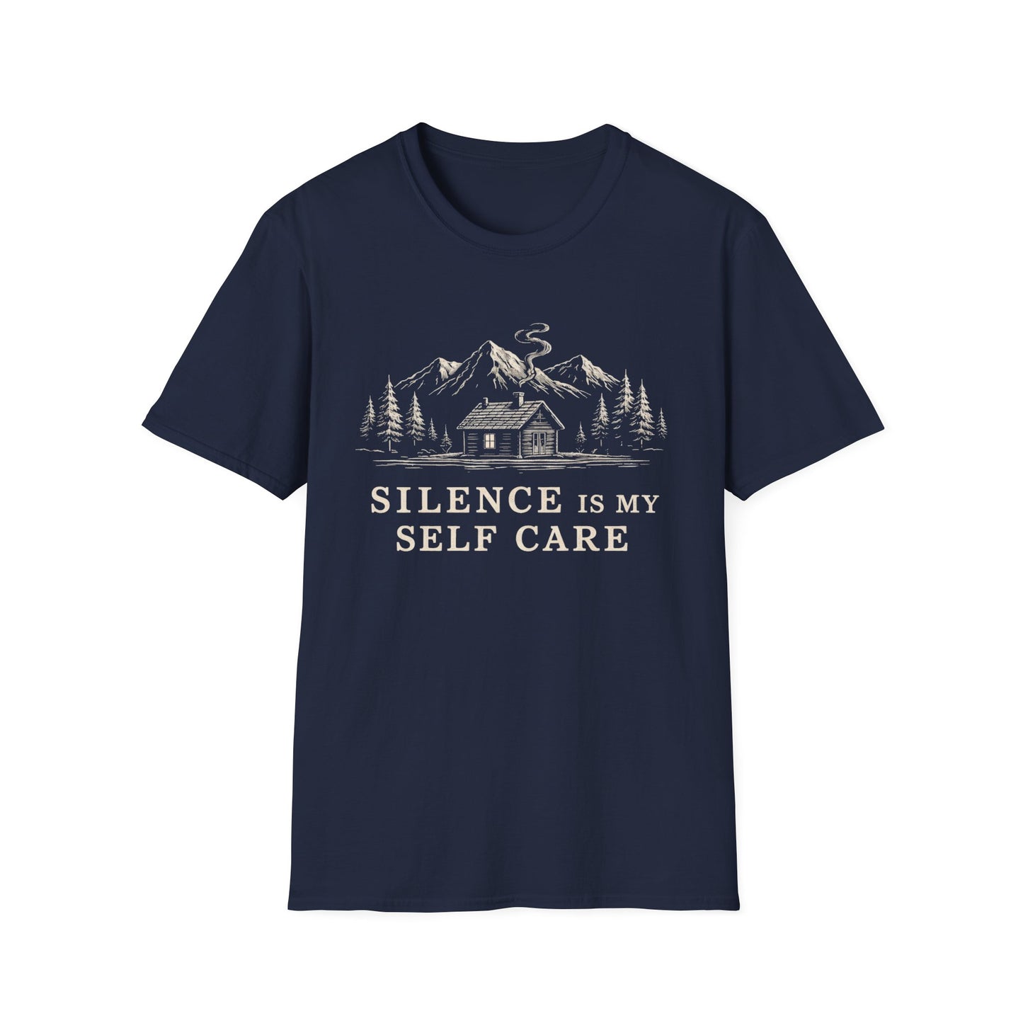 Silence Is My Self Care Mountain T-Shirt