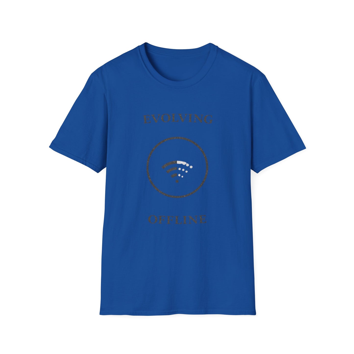 Evolving Offline T-Shirt — Minimalist Wi‑Fi Disconnect Tee
