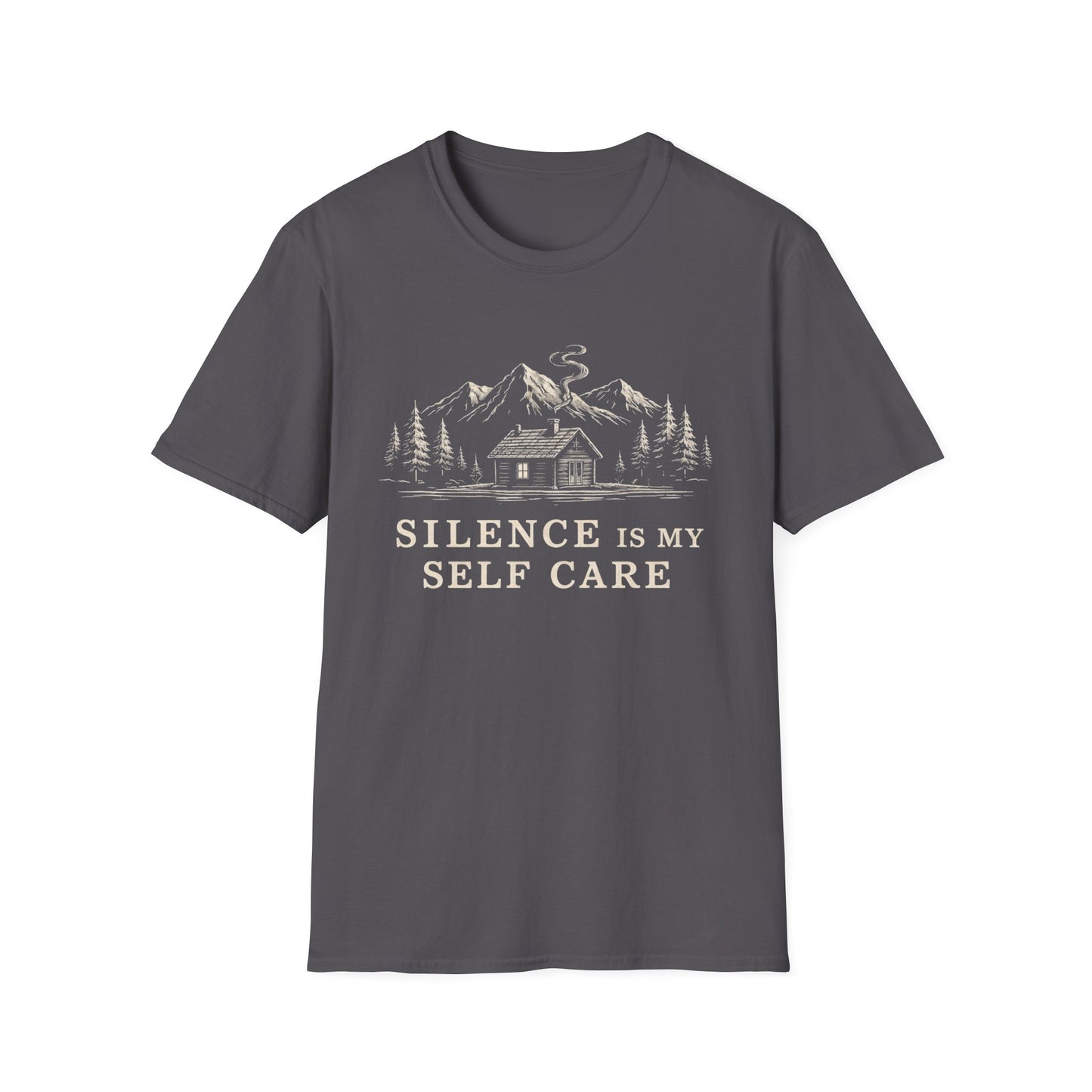 Silence Is My Self Care Mountain T-Shirt