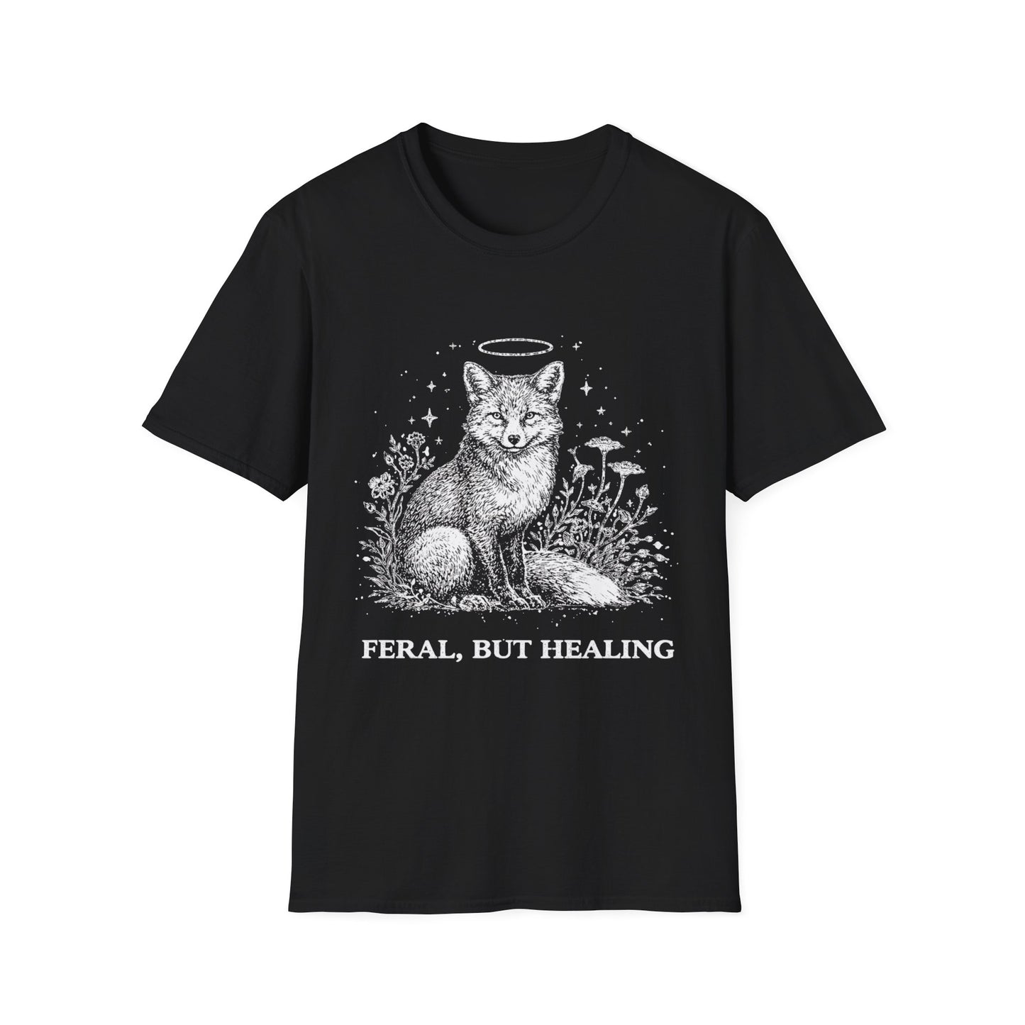 Feral But Healing Fox T-Shirt