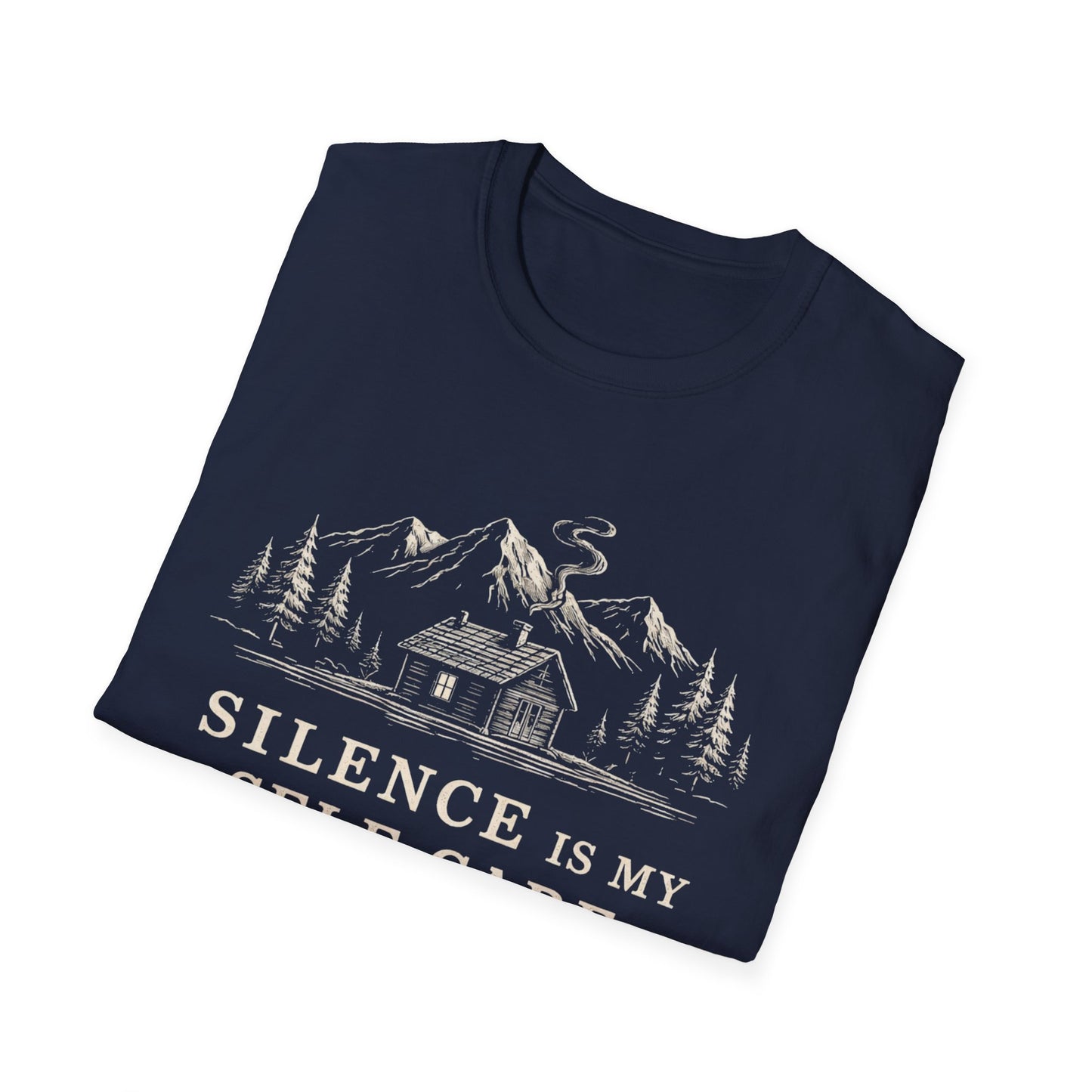 Silence Is My Self Care Mountain T-Shirt