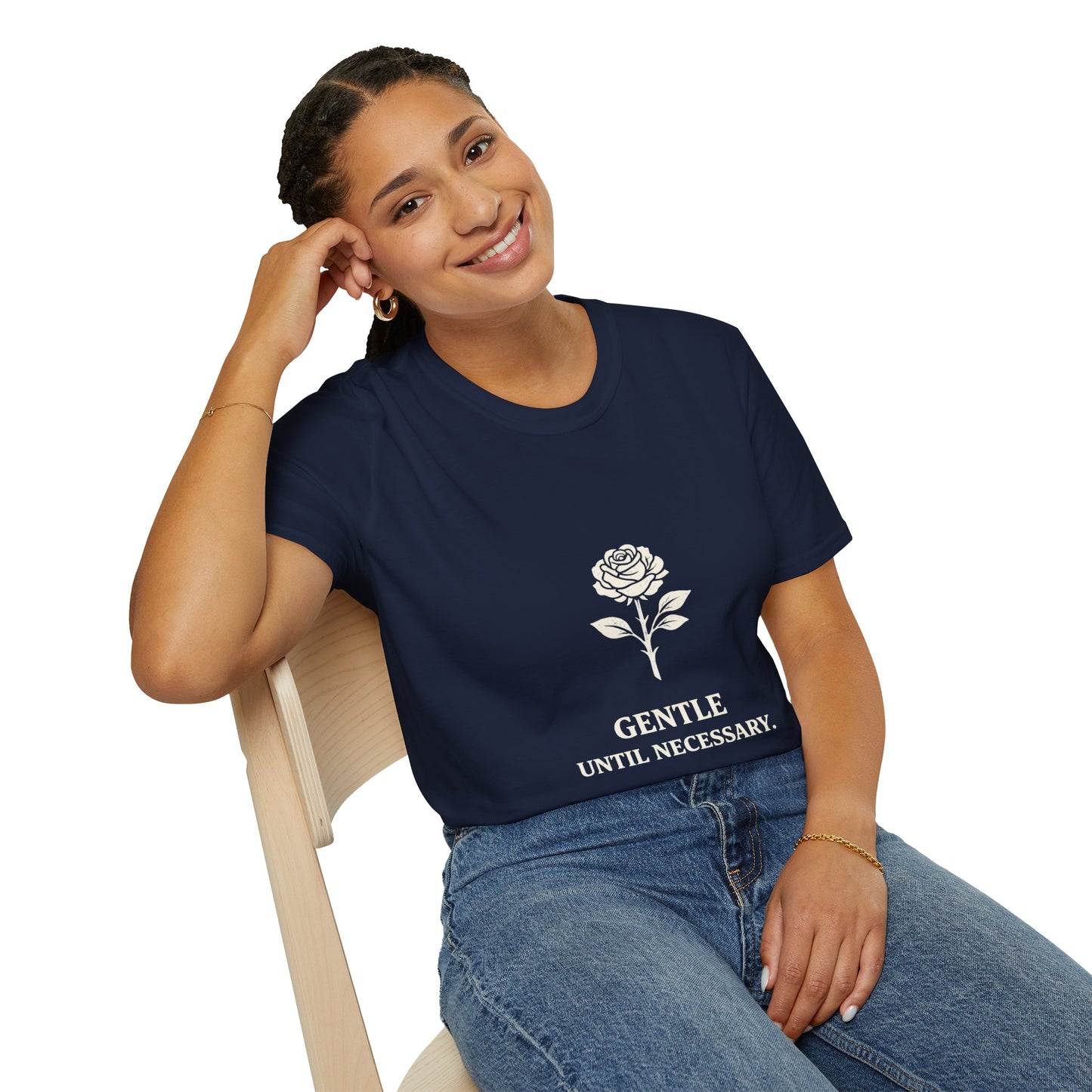 Gentle Until Necessary Rose T-Shirt