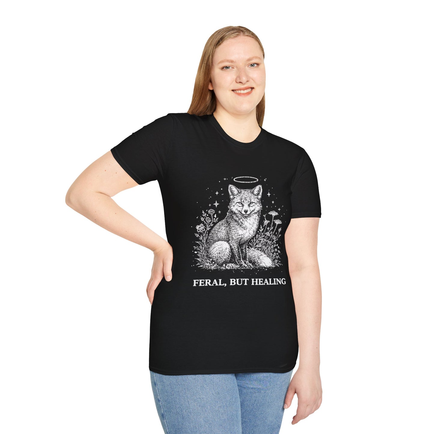Feral But Healing Fox T-Shirt