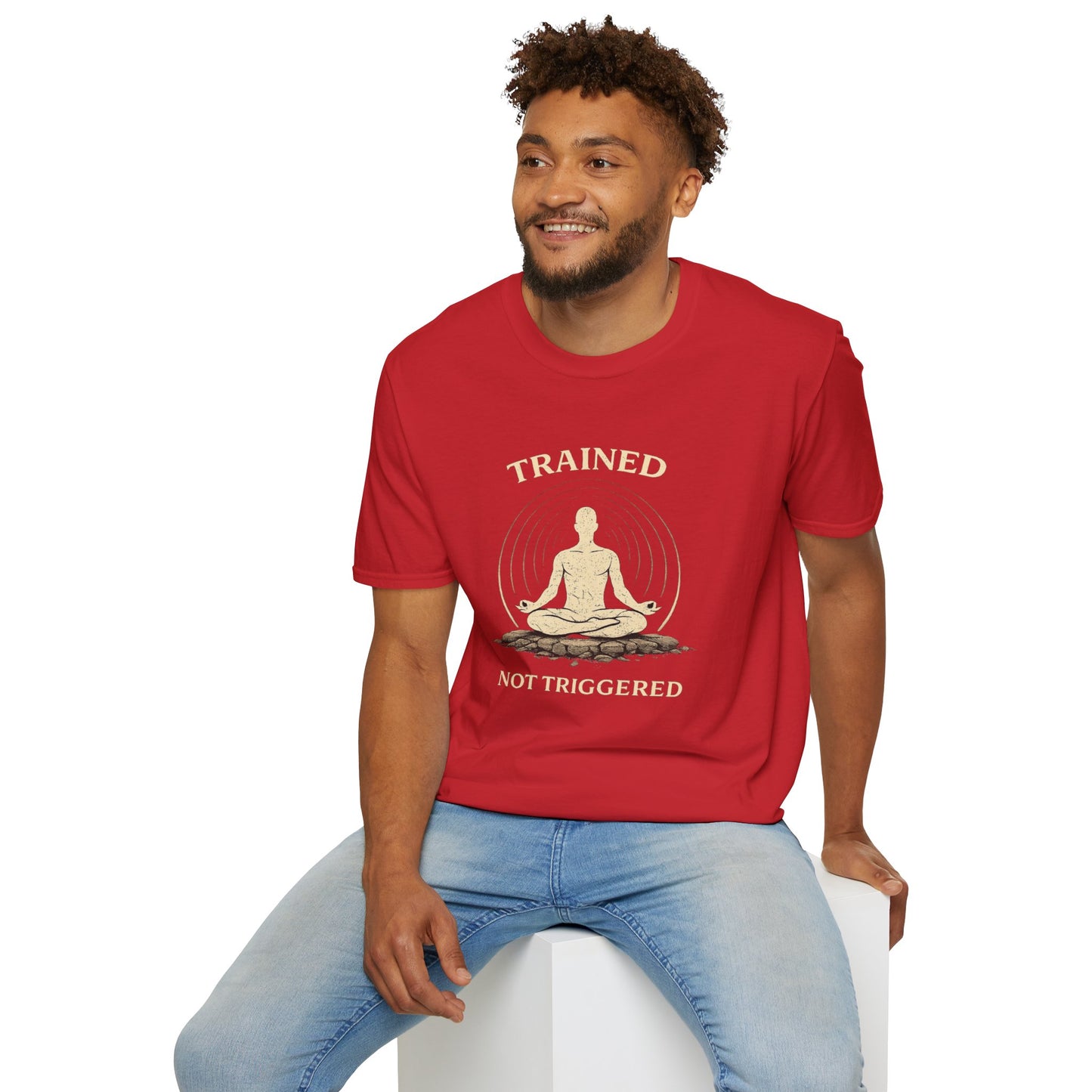 "Trained Not Triggered" Meditation Yoga Tee