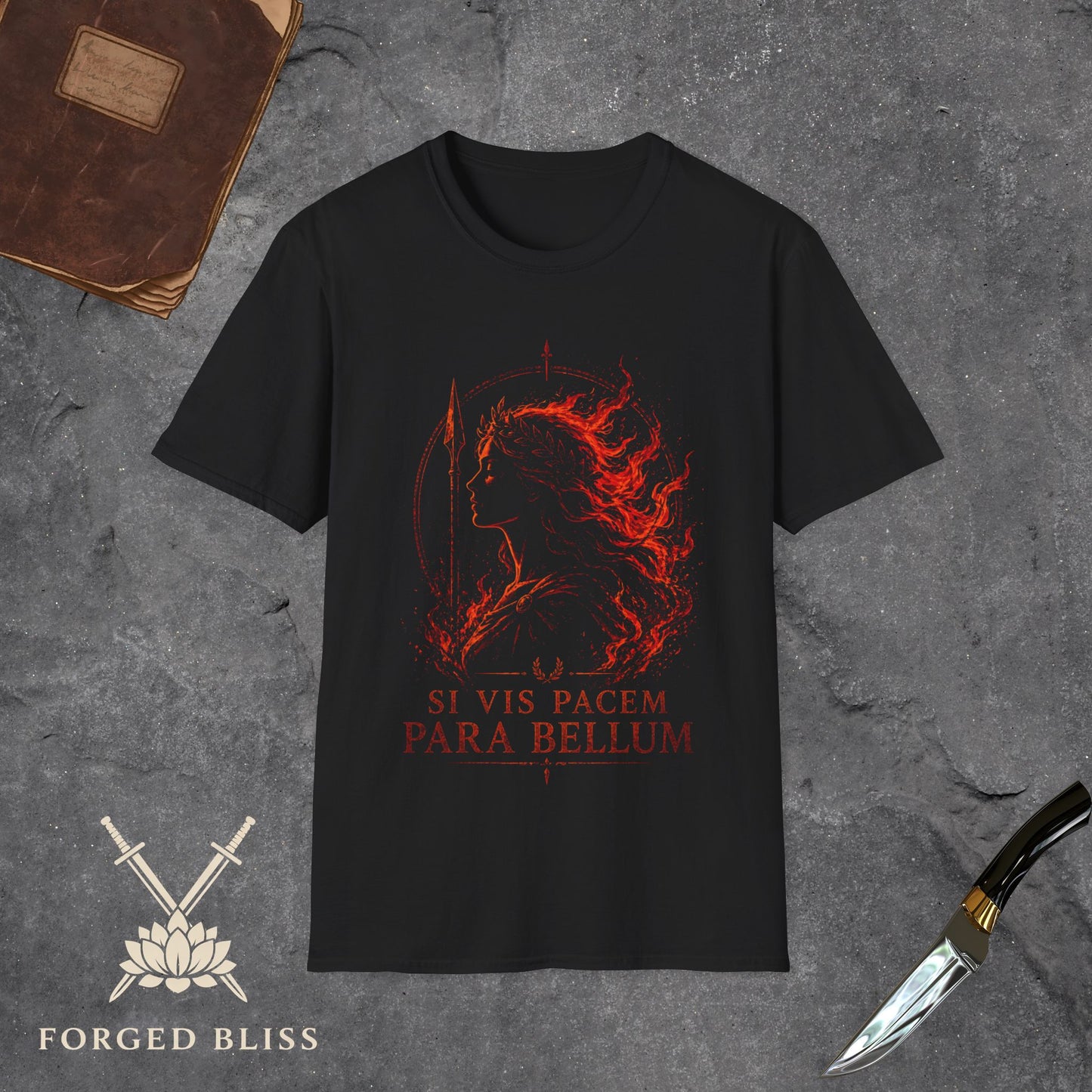 SI VIS PACEM PARA BELLUM Fire Woman T-Shirt