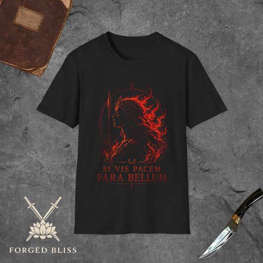 SI VIS PACEM PARA BELLUM Fire Woman T-Shirt