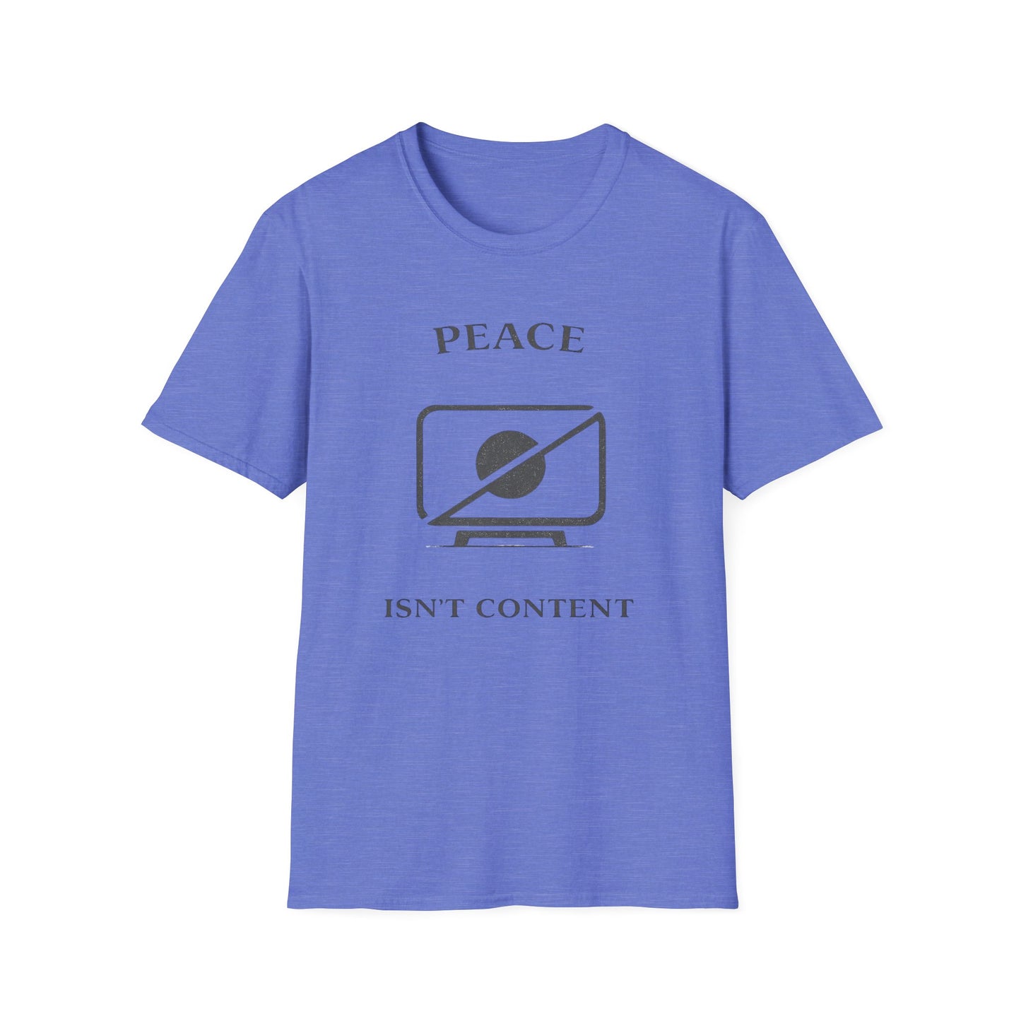 Peace Isn't Content Style 2 Unisex Softstyle T-Shirt