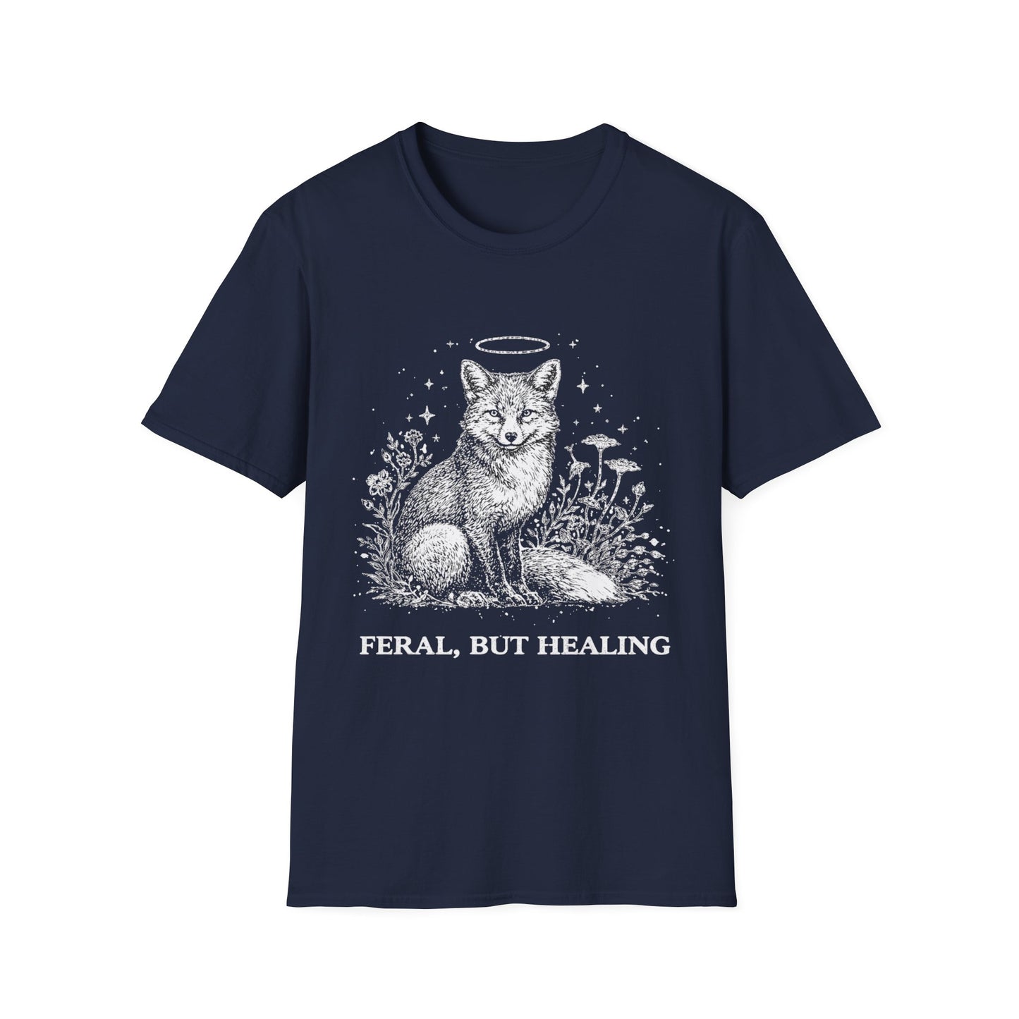 Feral But Healing Fox T-Shirt
