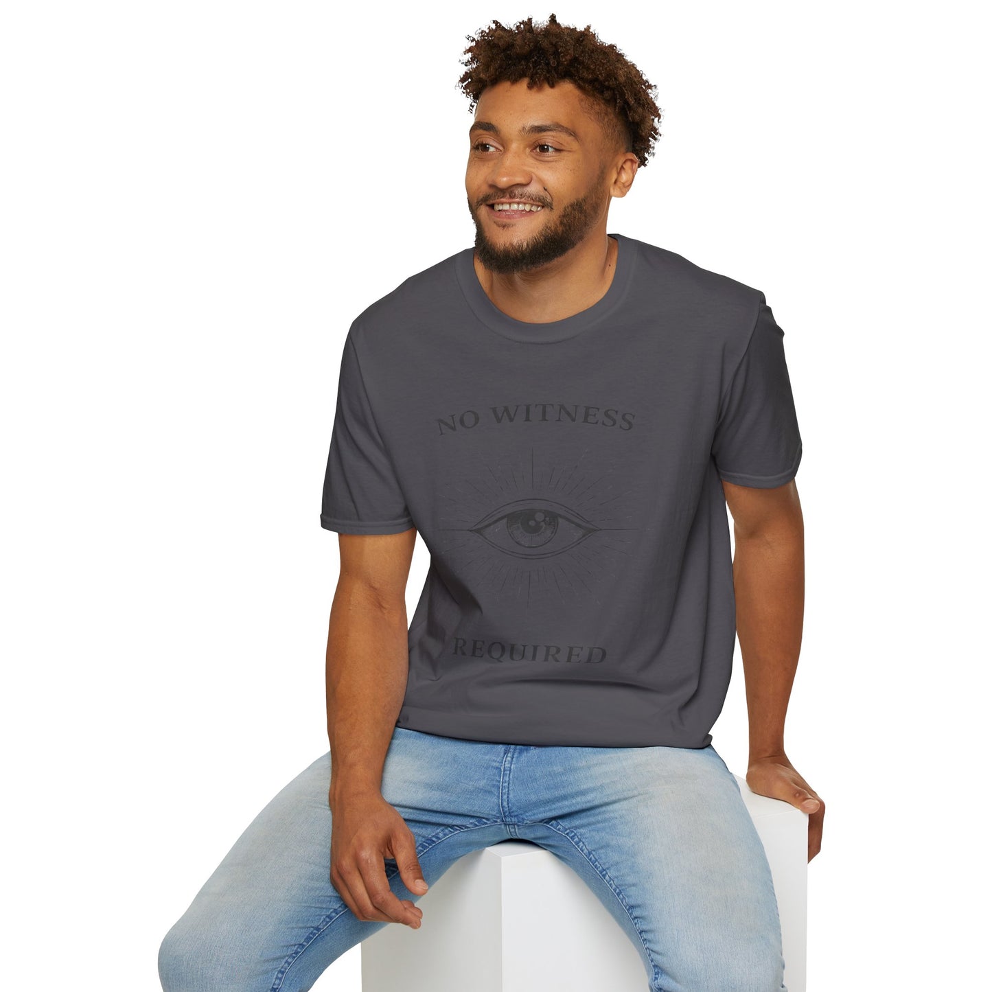 No Witness Required Eye T-Shirt — Mystical Graphic Tee