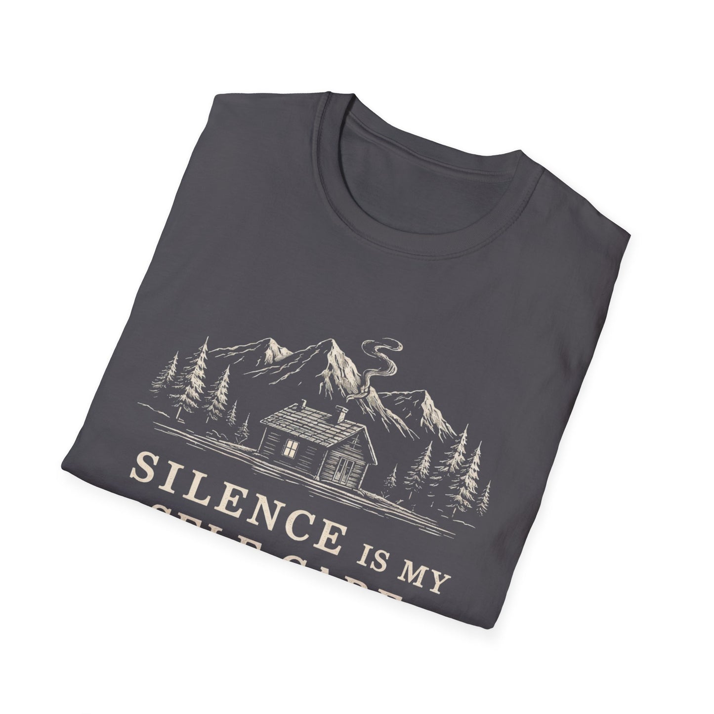 Silence Is My Self Care Mountain T-Shirt