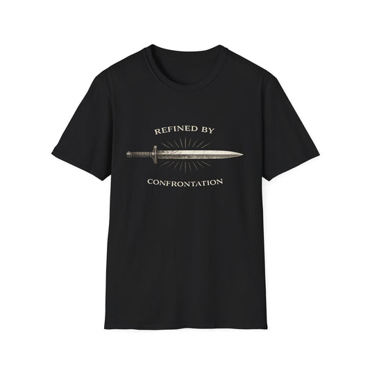 "Refined by Confrontation" Dagger Vintage Graphic T-shirt