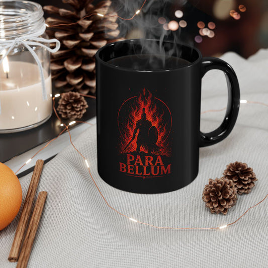 PARA BELLUM Fire Warrior Black Mug
