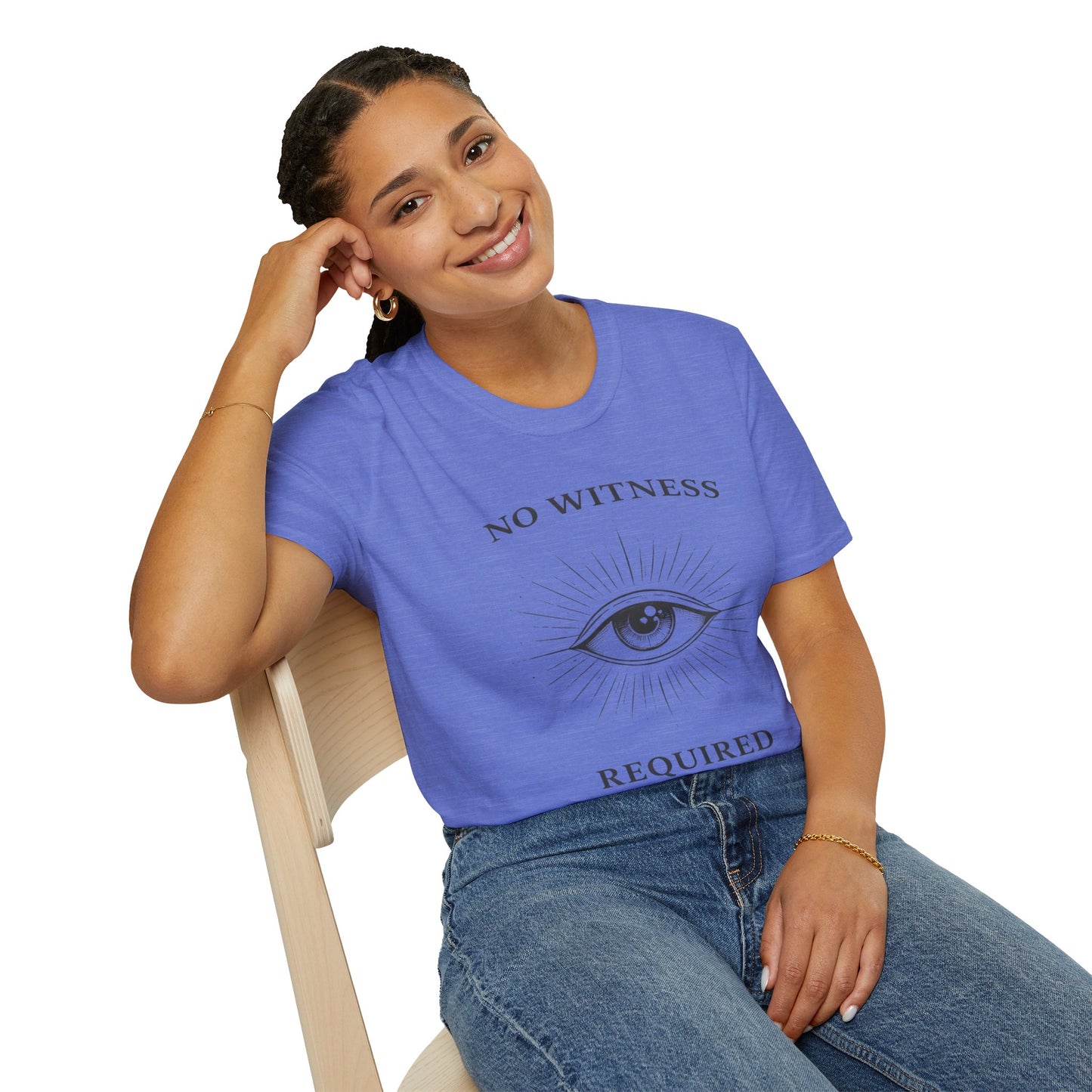 No Witness Required Eye T-Shirt — Mystical Graphic Tee